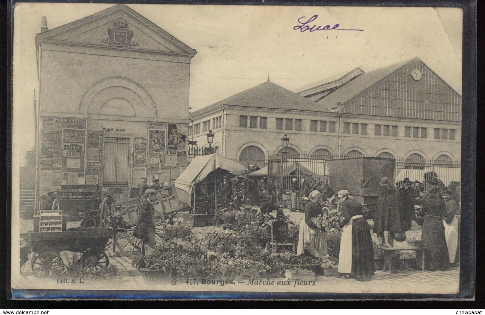 Bourges - Marché Aux Fleurs - Coin Plié - Bourges