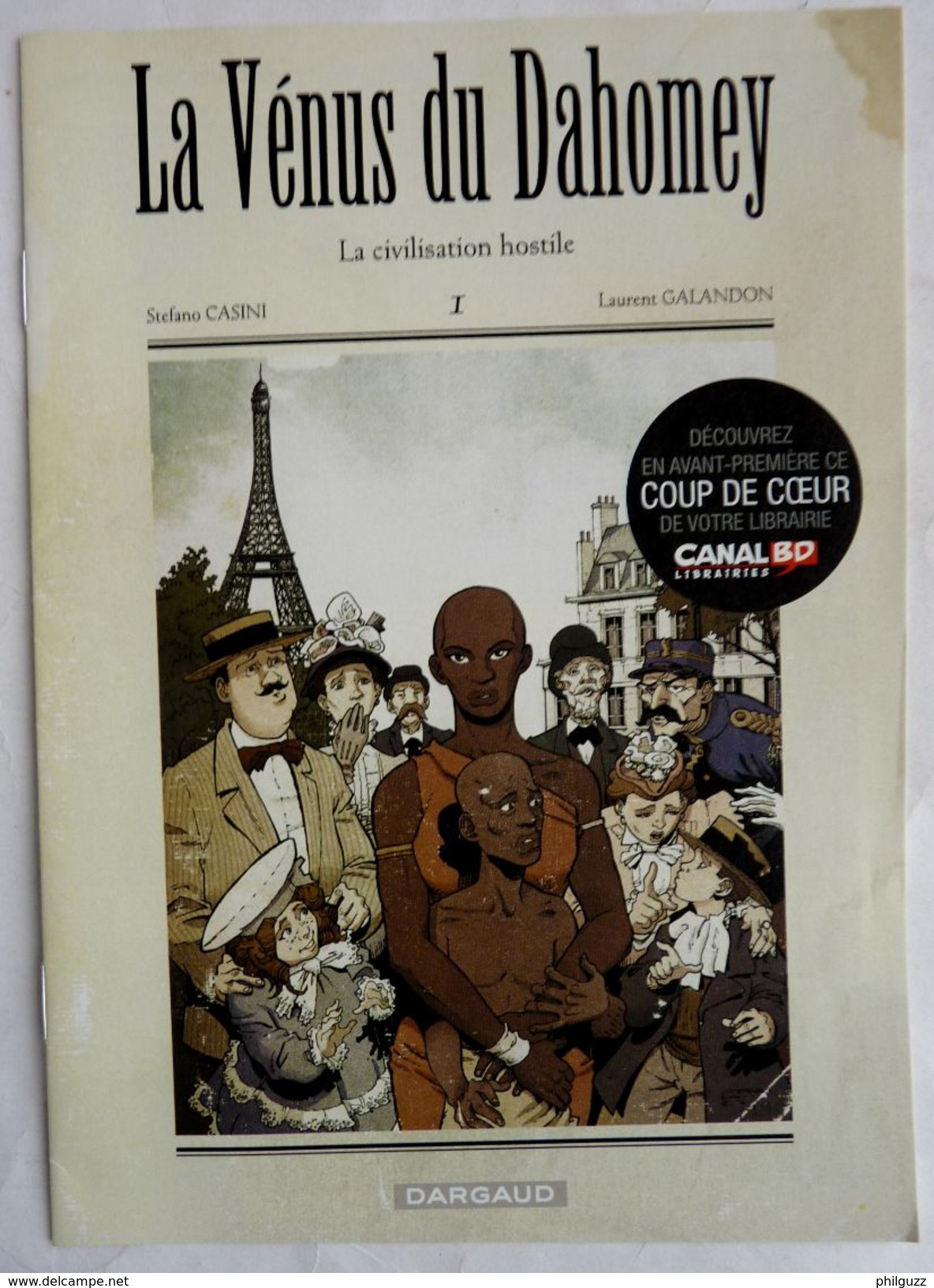 DOSSIER DARGAUD CANAL BD LA VENUS DU DAHOMEY CASINI 2011 - Dossiers De Presse