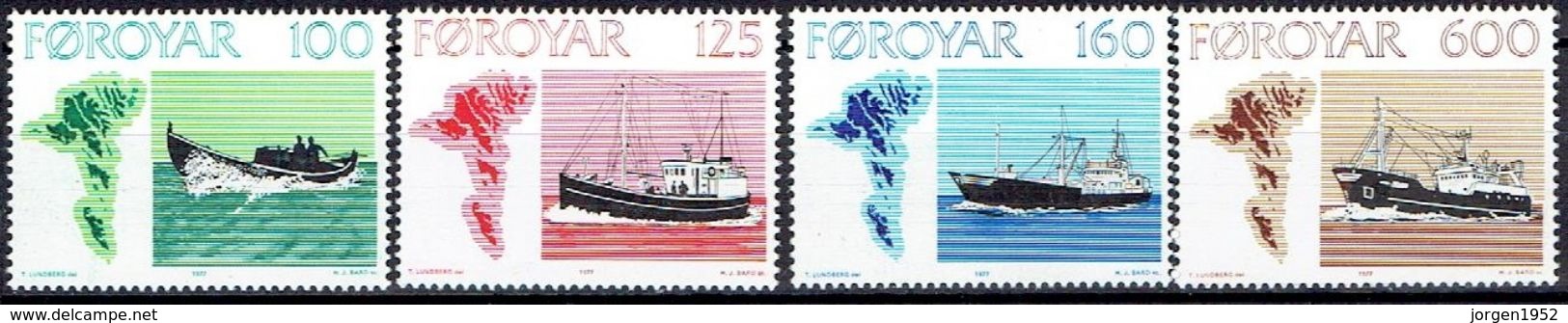 FAROE ISLANDS  #   FROM 1976 STAMPWORLD 18-21** - Féroé (Iles)