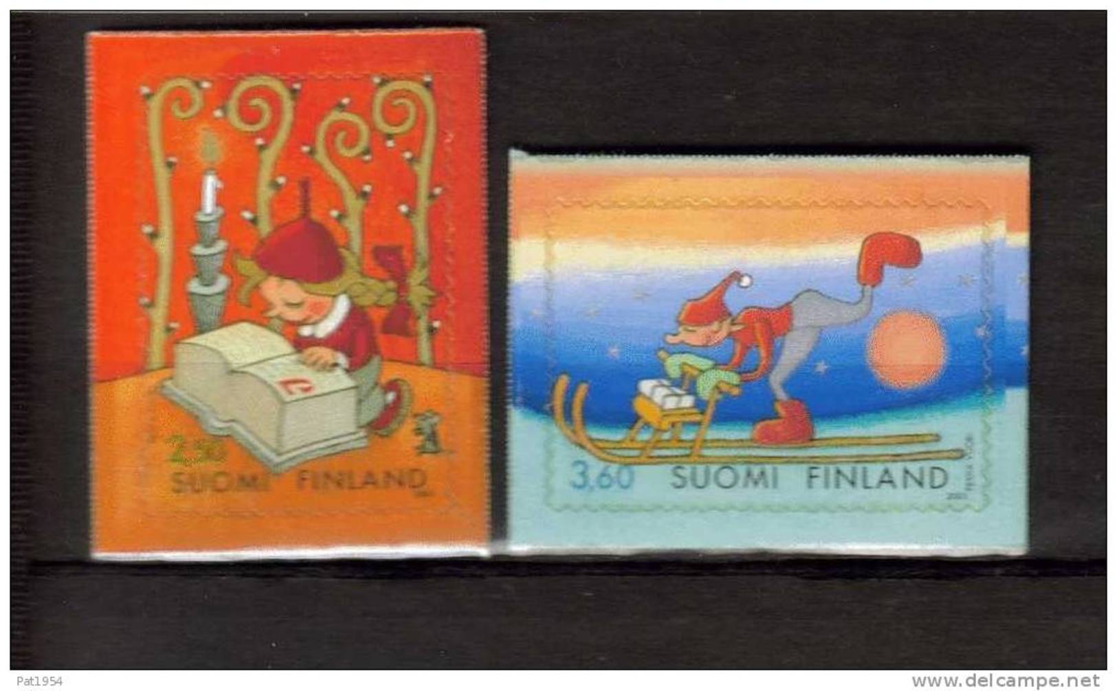 Finlande 2001 N°1554/55 Neufs Noël - Unused Stamps