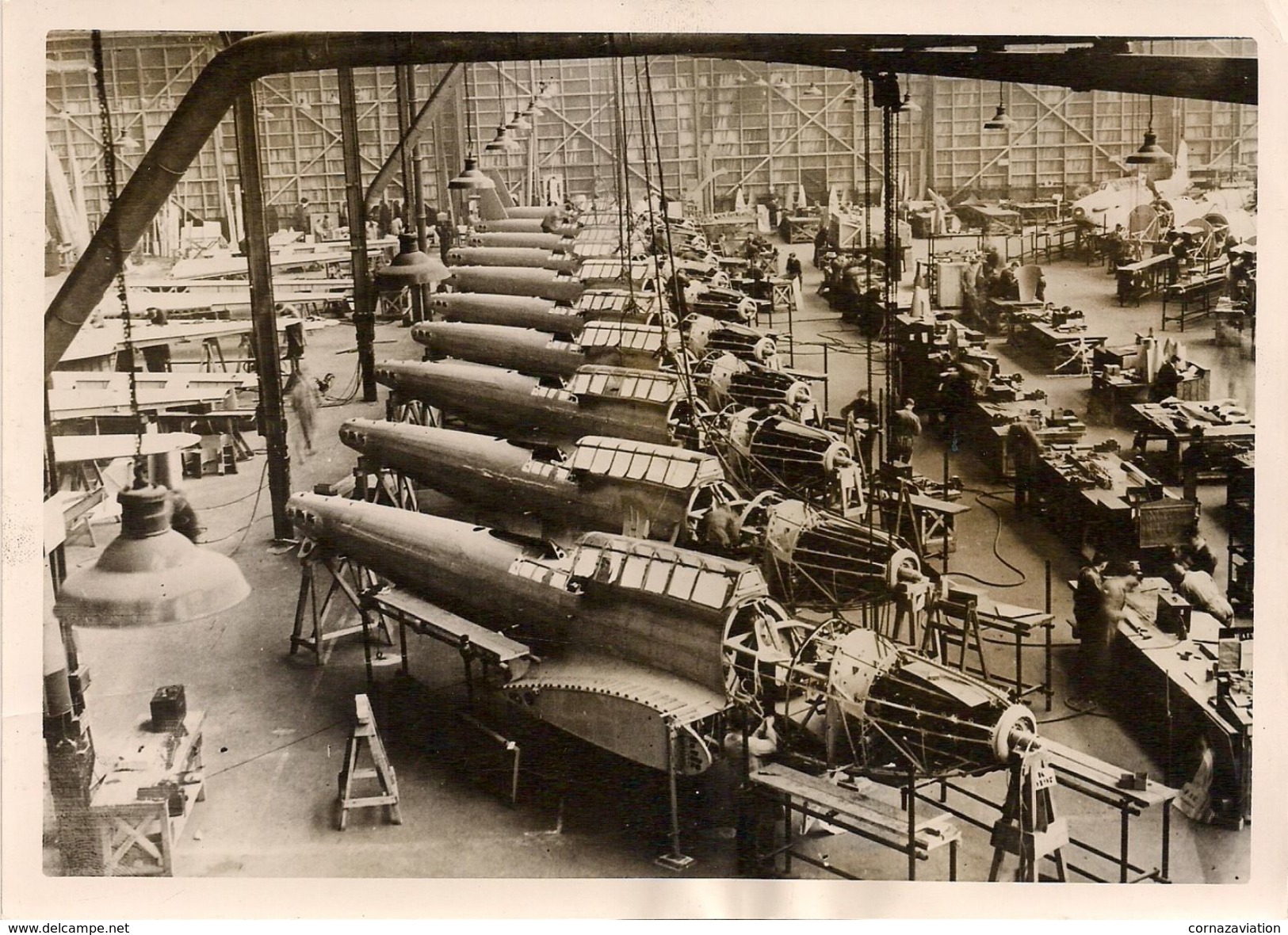 Aviation - Usine Anglaise De Fabrication D'avions Fairey - 1939 - Guerre, Militaire