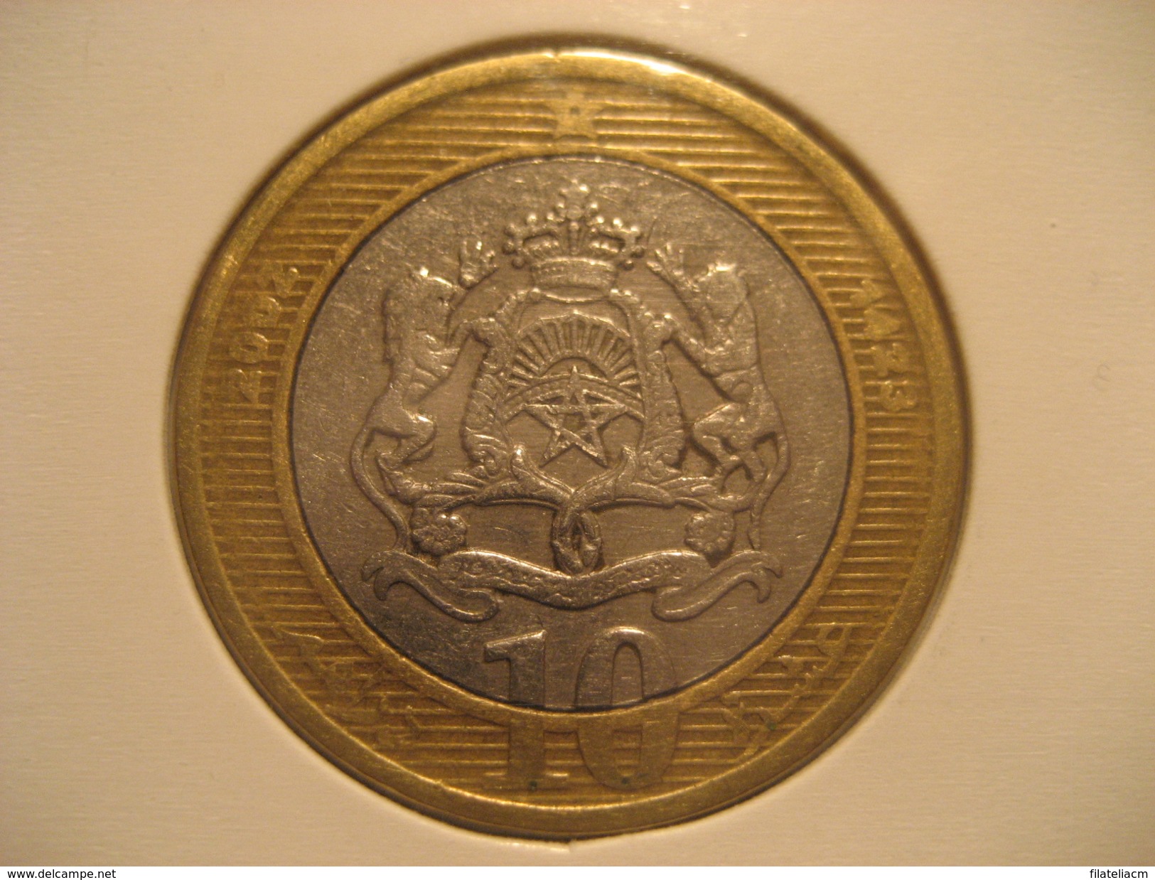 10 2002 MOROCCO Bimetallic Coin Maroc Marruecos - Marruecos