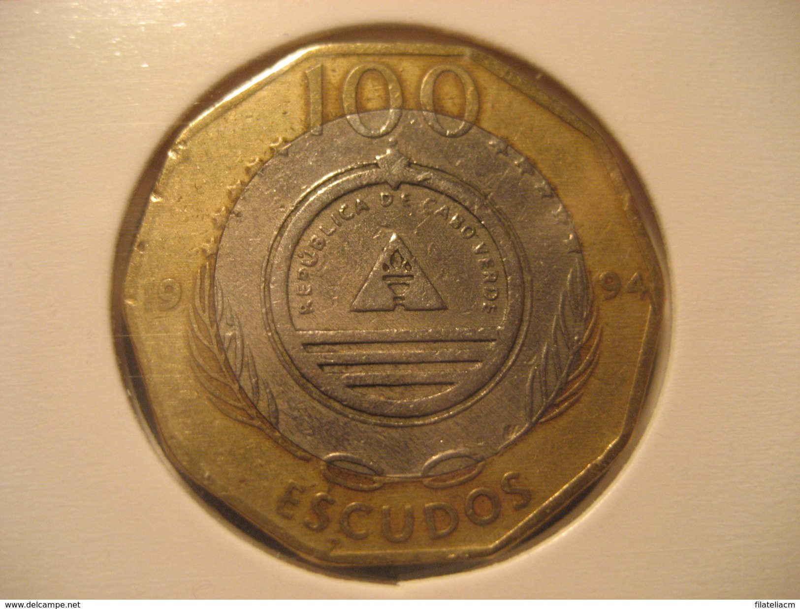 100 Escudos 1994 CAPE VERDE Bimetallic Coin Cap-Vert Cabo Verde - Cap Vert
