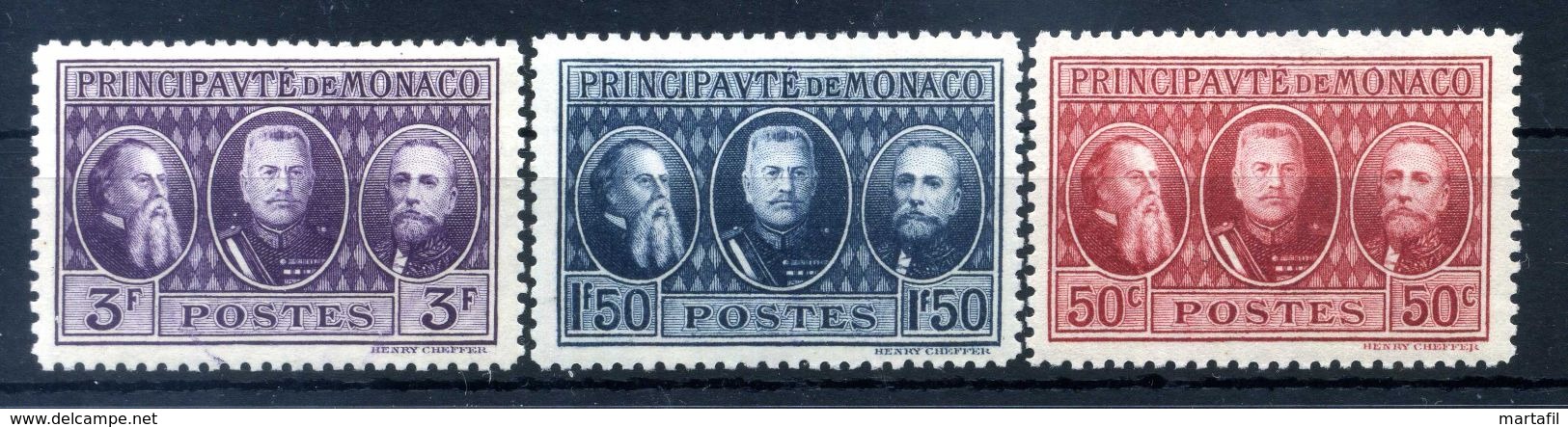 1928 MONACO SET MNH ** - Nuovi