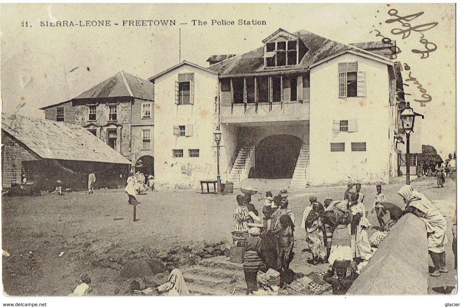 SIERRA-LEONE - FREETOWN - The Police Station - 2 Scans - Sierra Leone