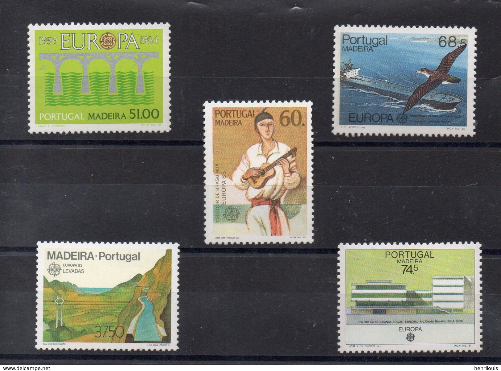 Lot De Timbres Neufs ** Europa Vers 1980 ( Ref 4882 ) Yougoslavie Norvège Madère Autriche - Voir 3 Scans - Mezclas (max 999 Sellos)