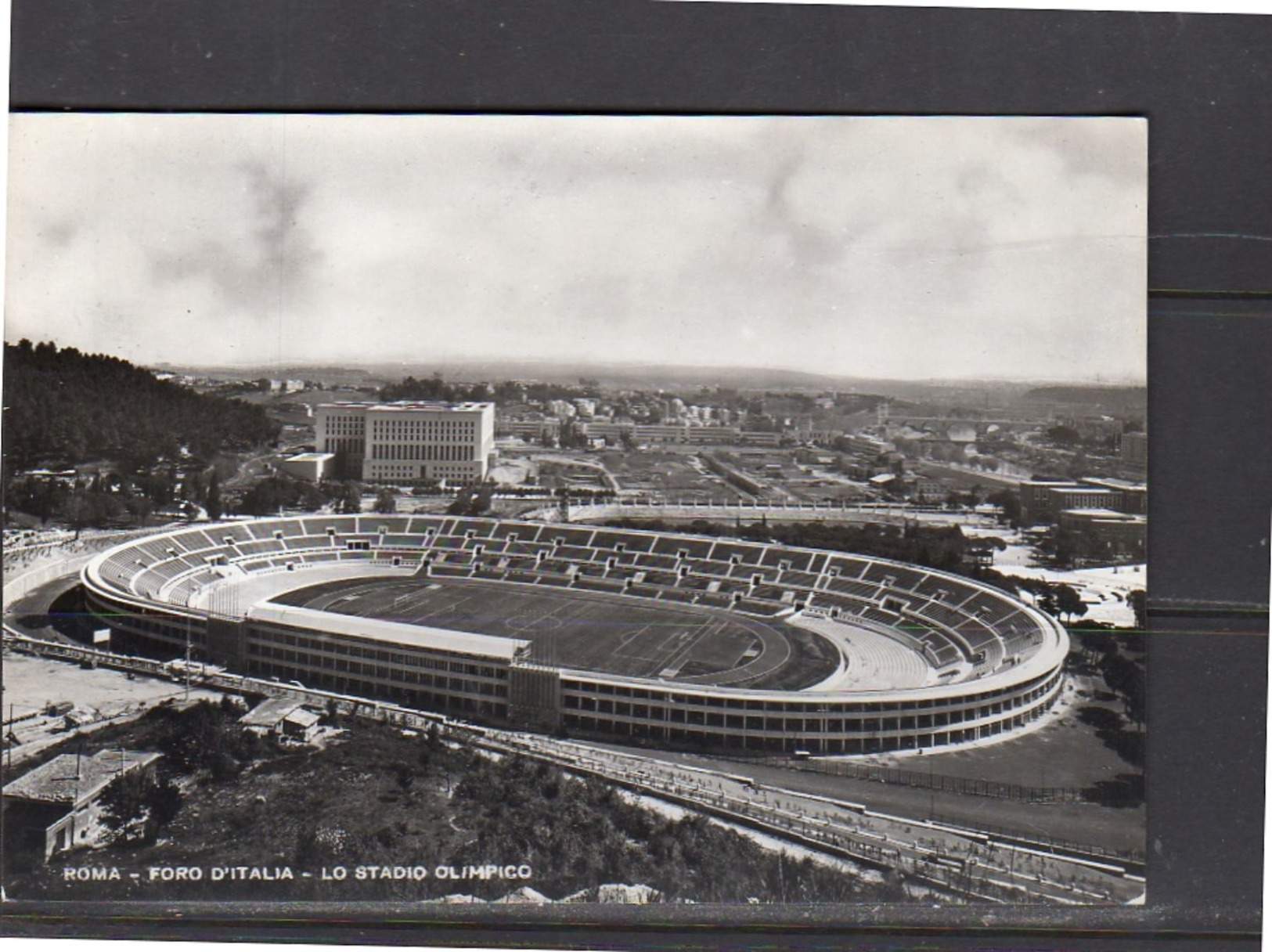 Roma Foro D’Italia Lo Stadio Olimpico Photo Card ± 1965 (k27-36) - Altri & Non Classificati