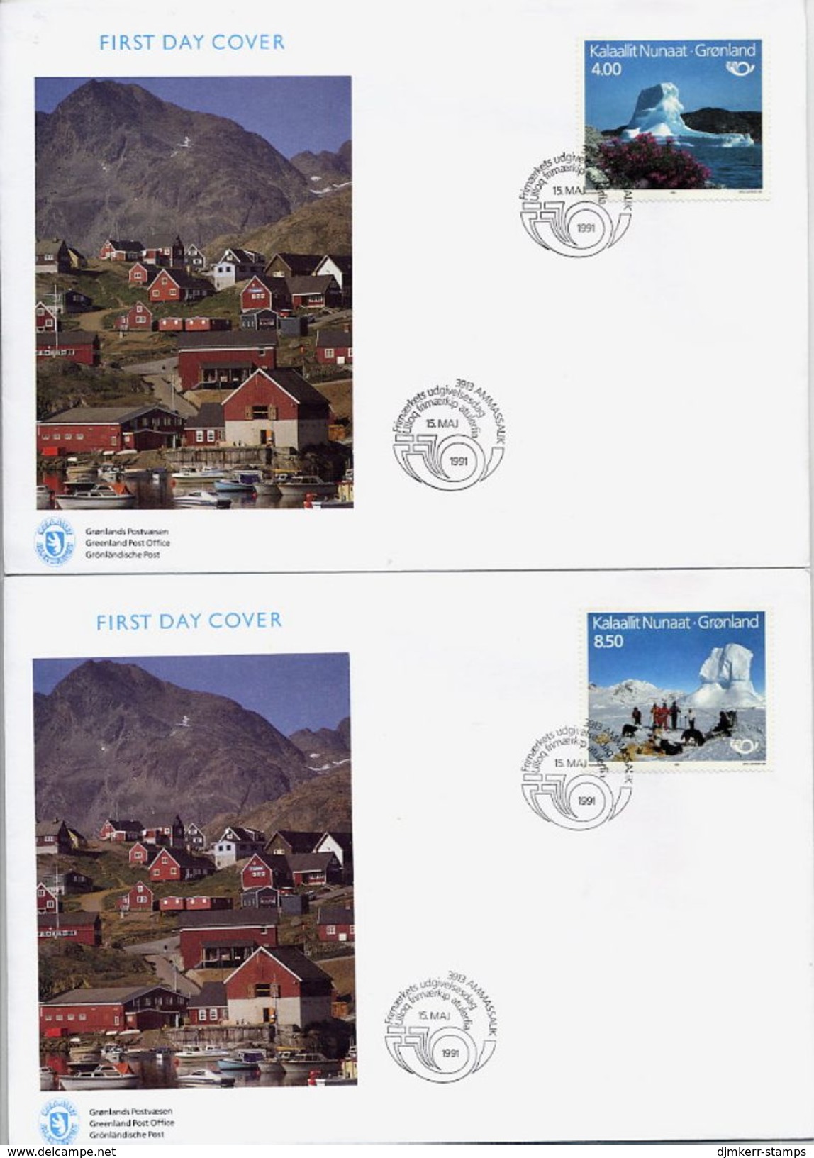 GREENLAND 1991 Tourism On FDCs.  Michel 217-18 - FDC