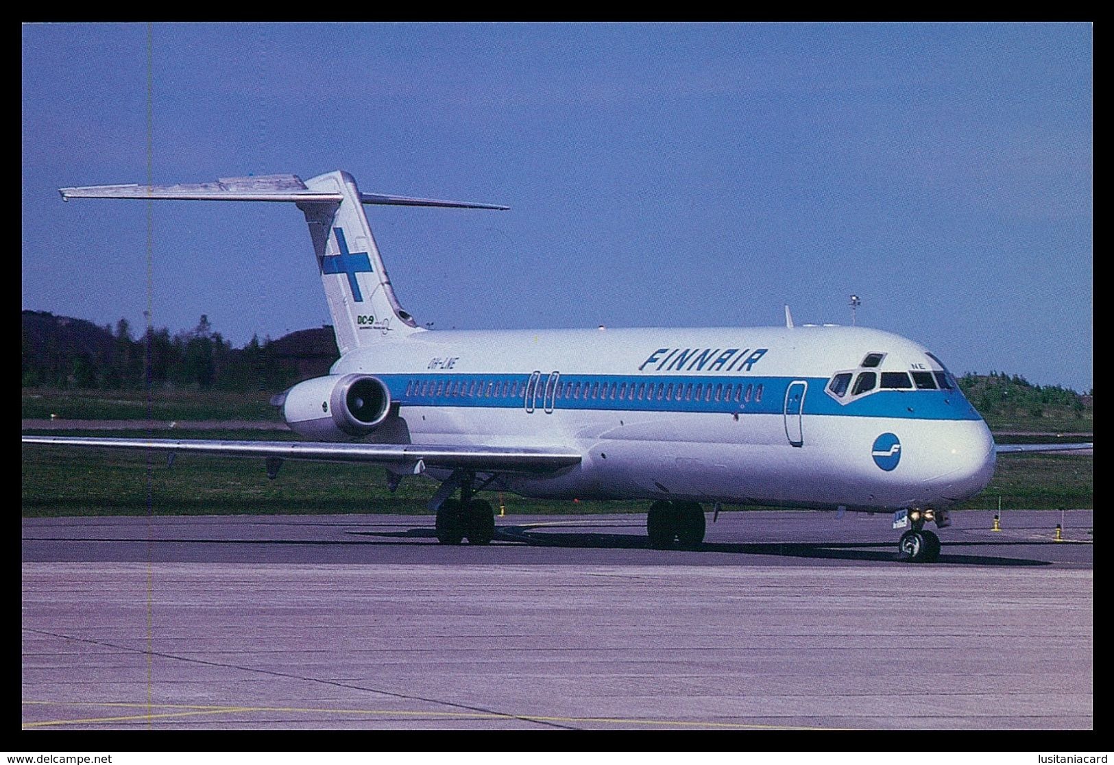 AIRPLANES - MODERN ERA - «FINNAIR » McDonnel Douglas DC-9-41 ( Ed. Postcard Nº A027). Carte Postale - 1946-....: Moderne