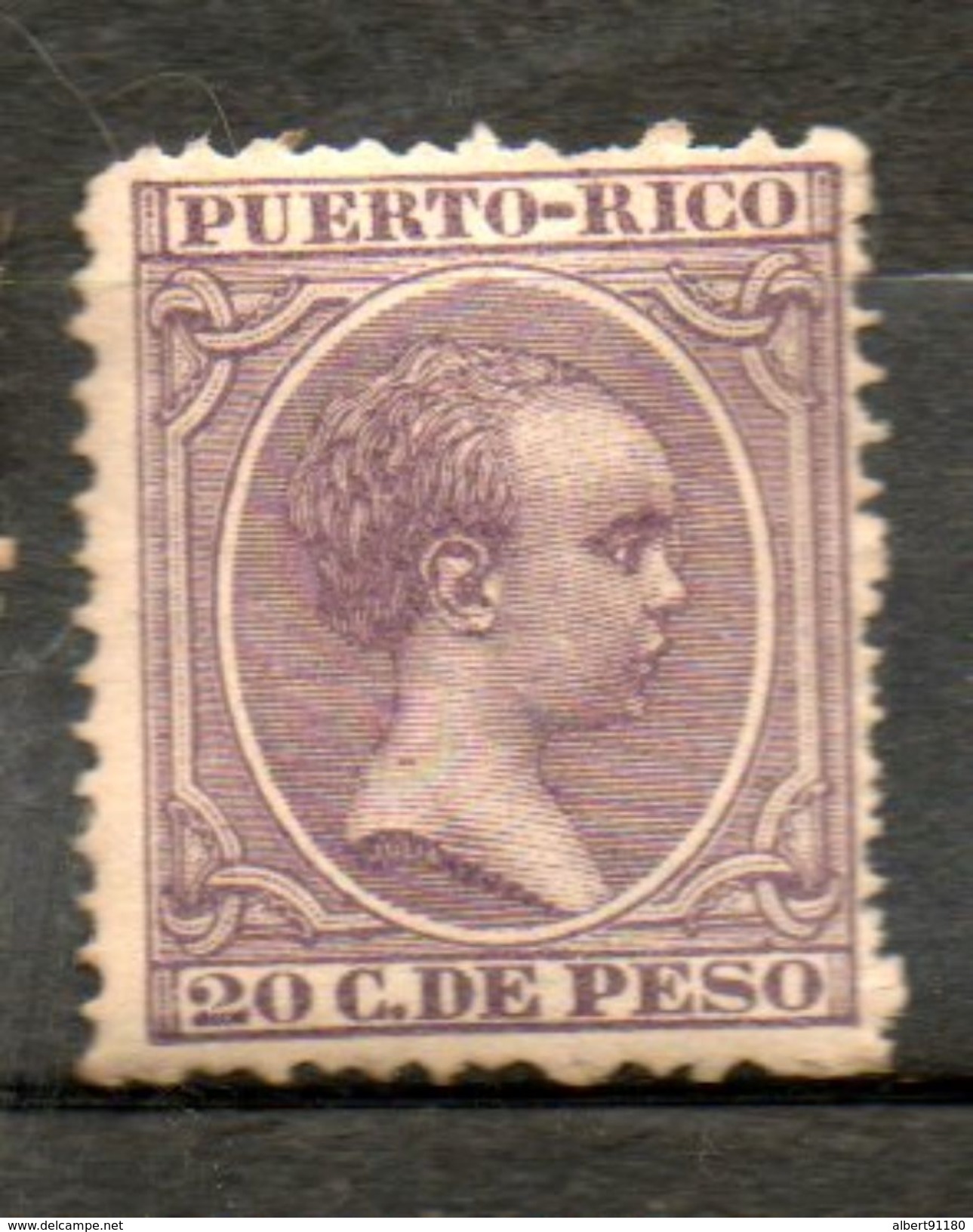 PUERTO RICO  Alphonse XIII 1891-92 N°98 - Puerto Rico