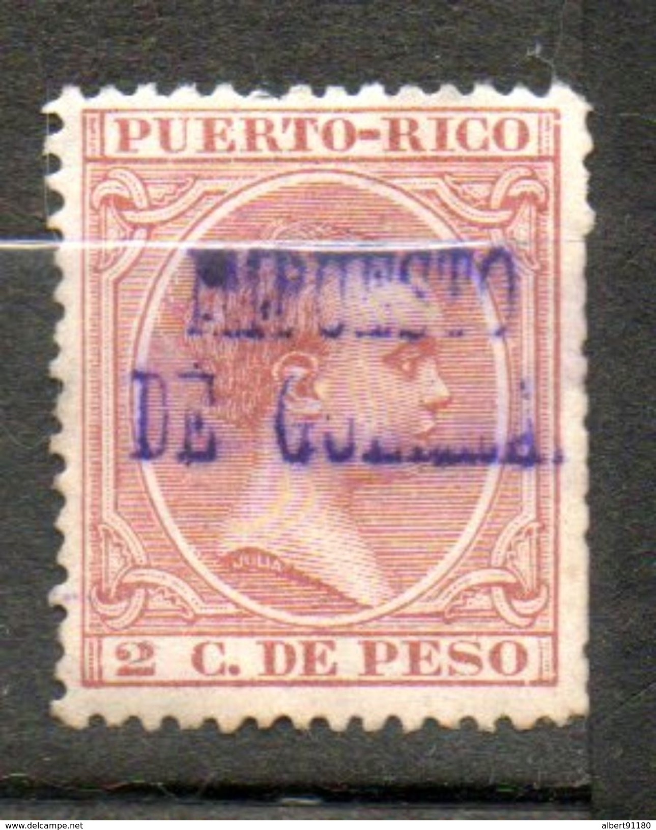 PUERTO RICO   Guerre Alphonse XIII 1898 N°2 - Puerto Rico