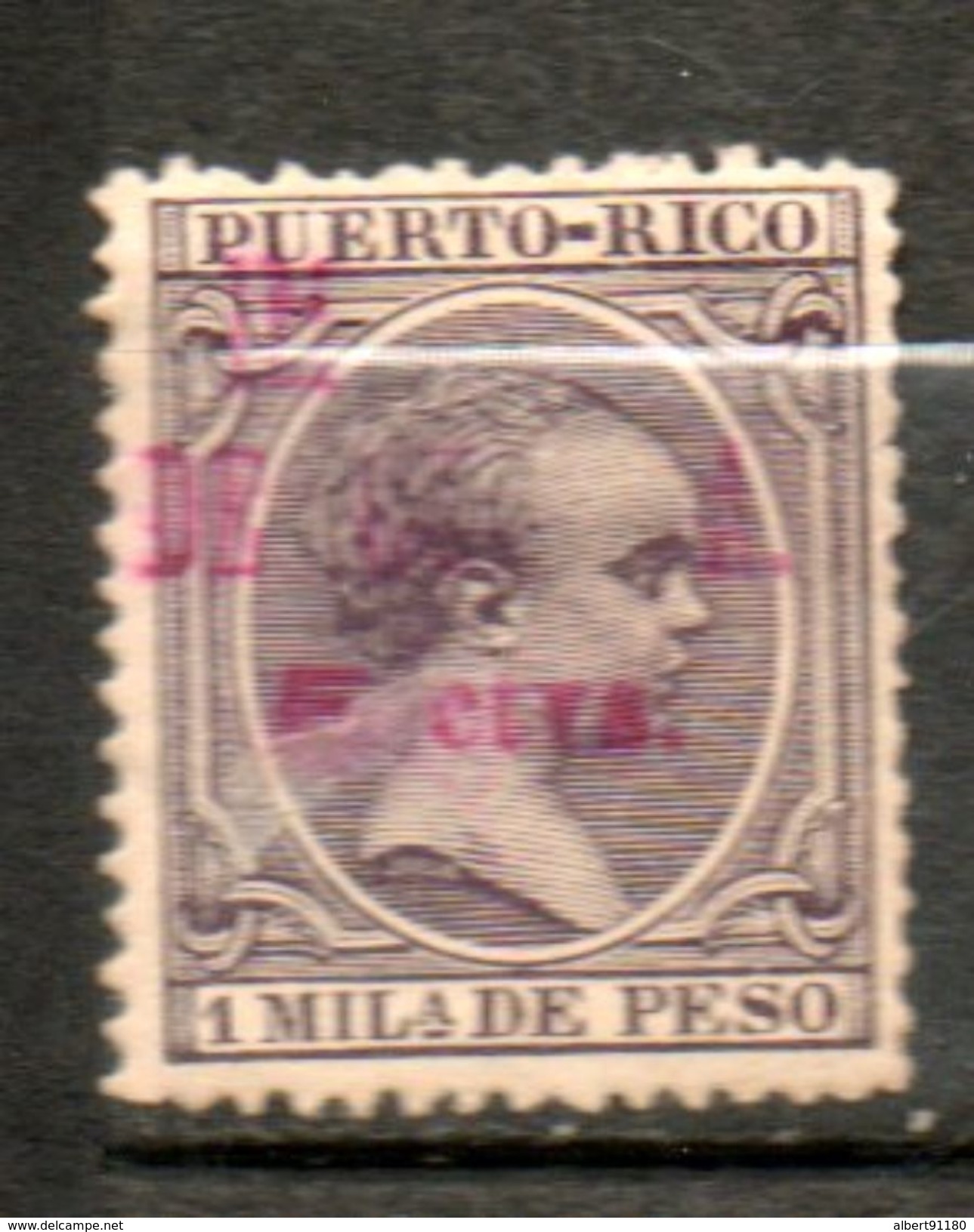 PUERTO RICO   Guerre Alphonse XIII 1898 N°13 - Puerto Rico