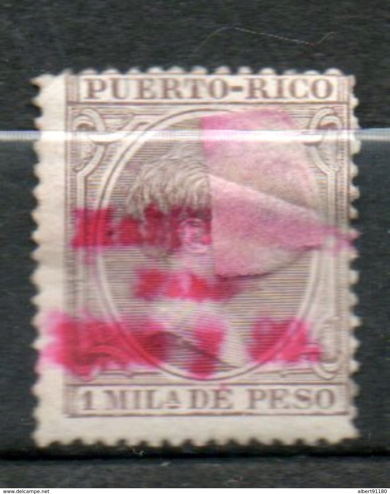 PUERTO RICO   Guerre Alphonse XIII 1898 N°12 - Puerto Rico