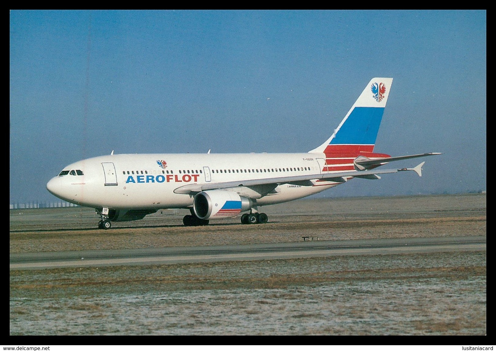 AIRPLANES - MODERN ERA- «AEROFLOT» AIRBUS A.310.308( F-OGOR) .carte Postale - 1946-....: Moderne