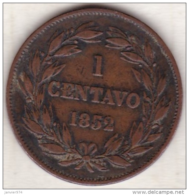 Venezuela. 1 Centavo 1852 . LIBERTAD . Copper. Y# 6 - Venezuela