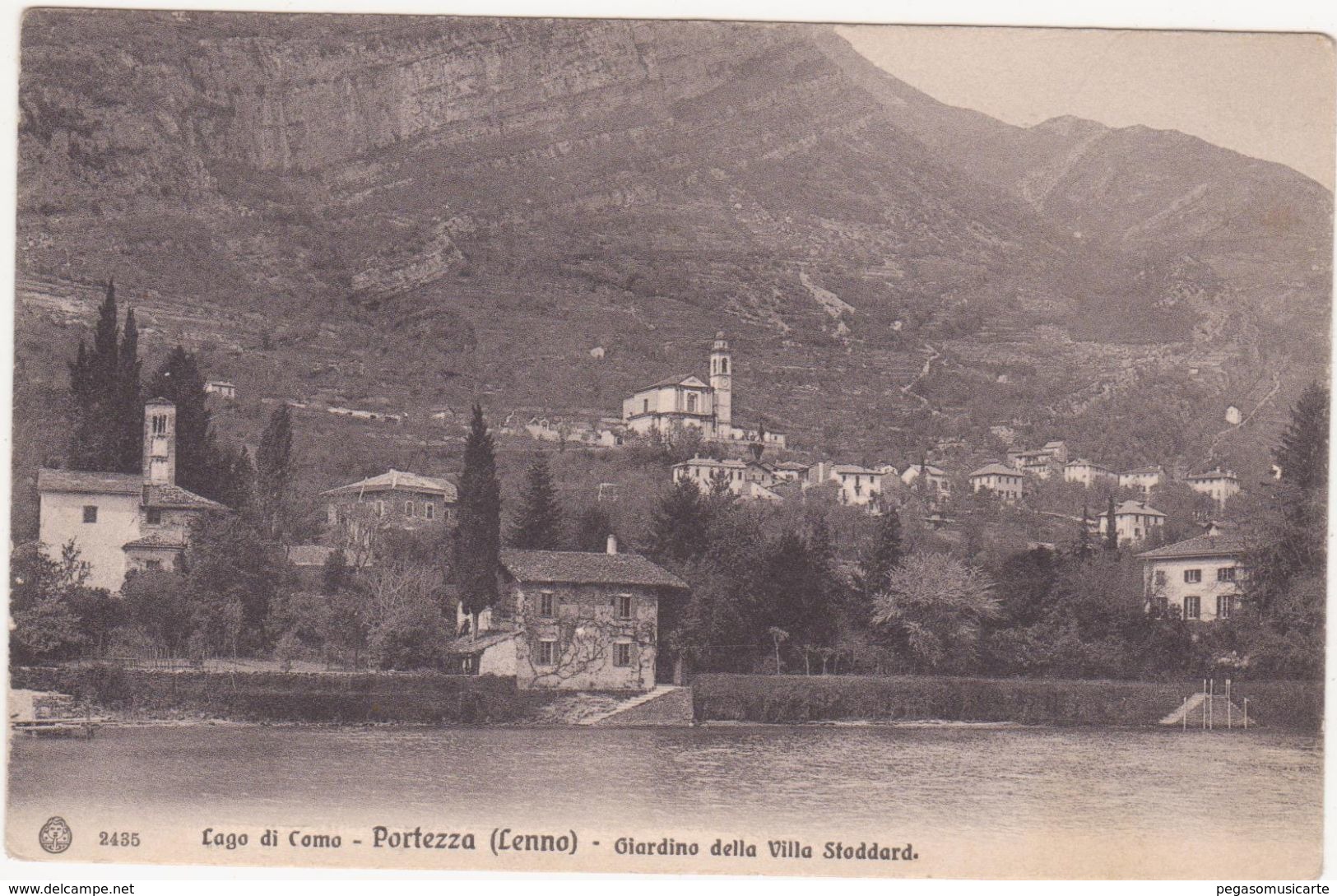 459  LAGO DI COMO PORLEZZA GIARDINO DELLA VILLA STODDARD 1930 CIRCA - Como