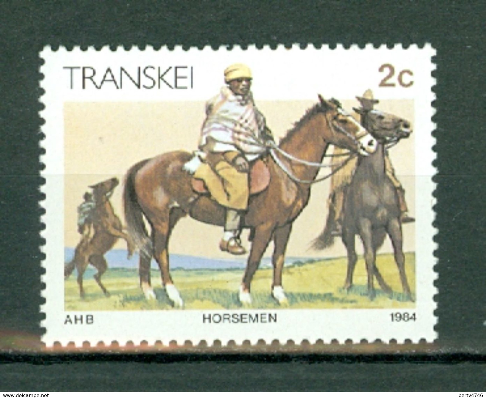 Transkei 1984  Mi 138**, SG 139**, Sc 130** Horsemen - Horses / Paarden / Chevaux / Pferde Stamps**  MNH - Transkei