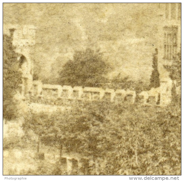 Allemagne Chateau De Burg Lahneck Ancienne Stereo Photo Jarvis 1890's - Old (before 1900)