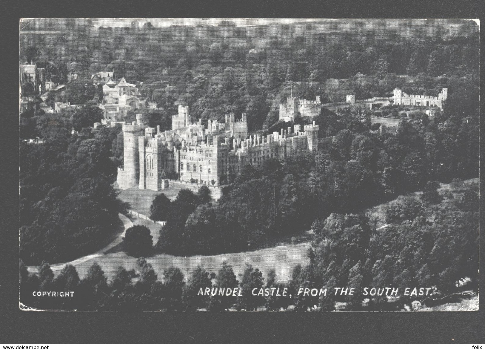 Arundel Castle From The South East - 1956 - Arundel