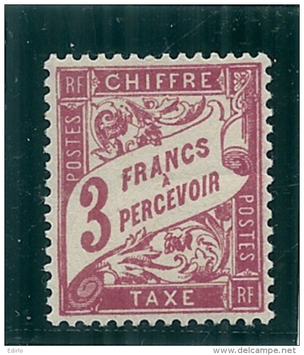 France  5 Timbres -  Taxe N°série De 5 Timbres Taxes - 1859-1959 Neufs