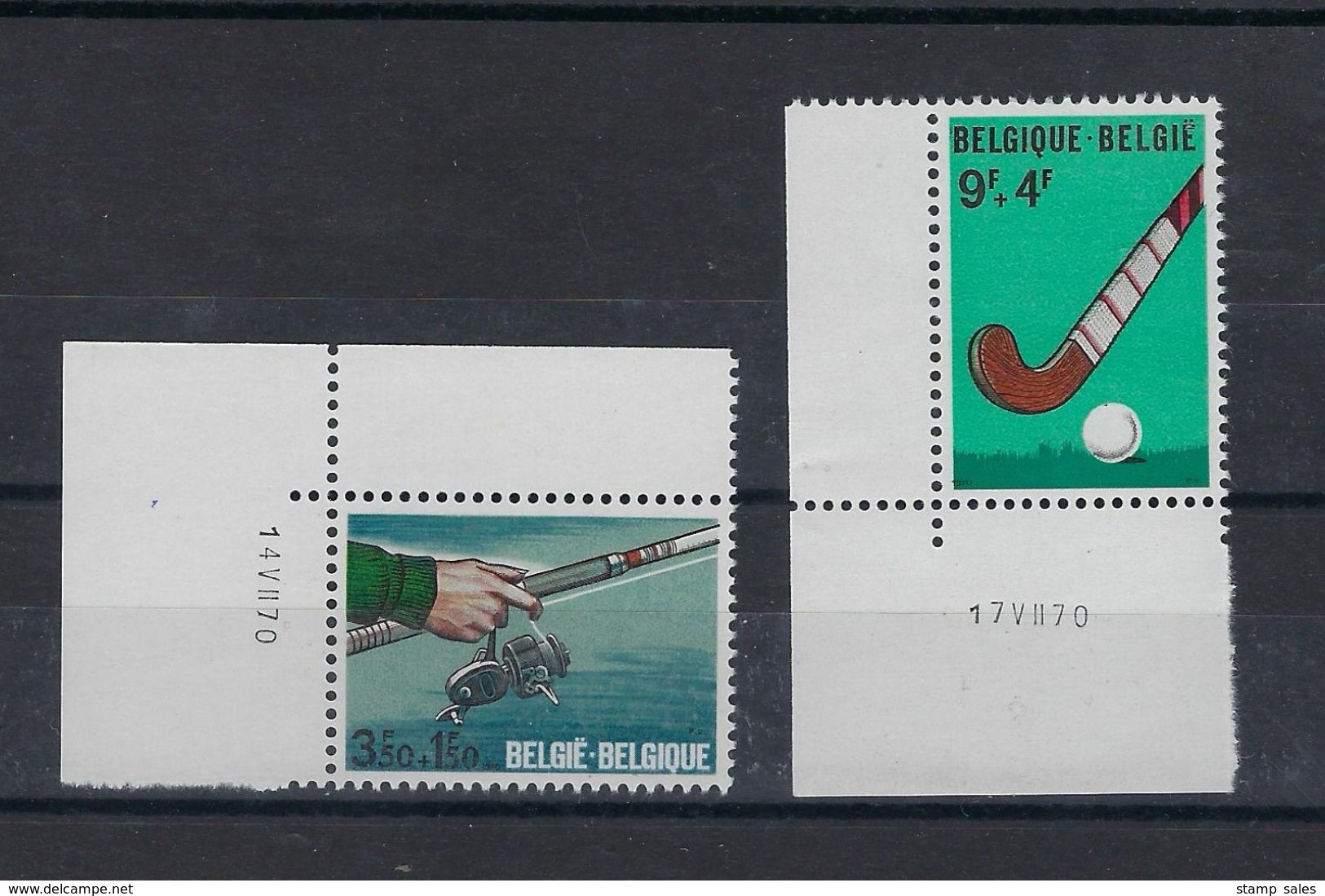 N°1547/1548 (drukdatum) MNH ** POSTFRIS ZONDER SCHARNIER SUPERBE - Dated Corners