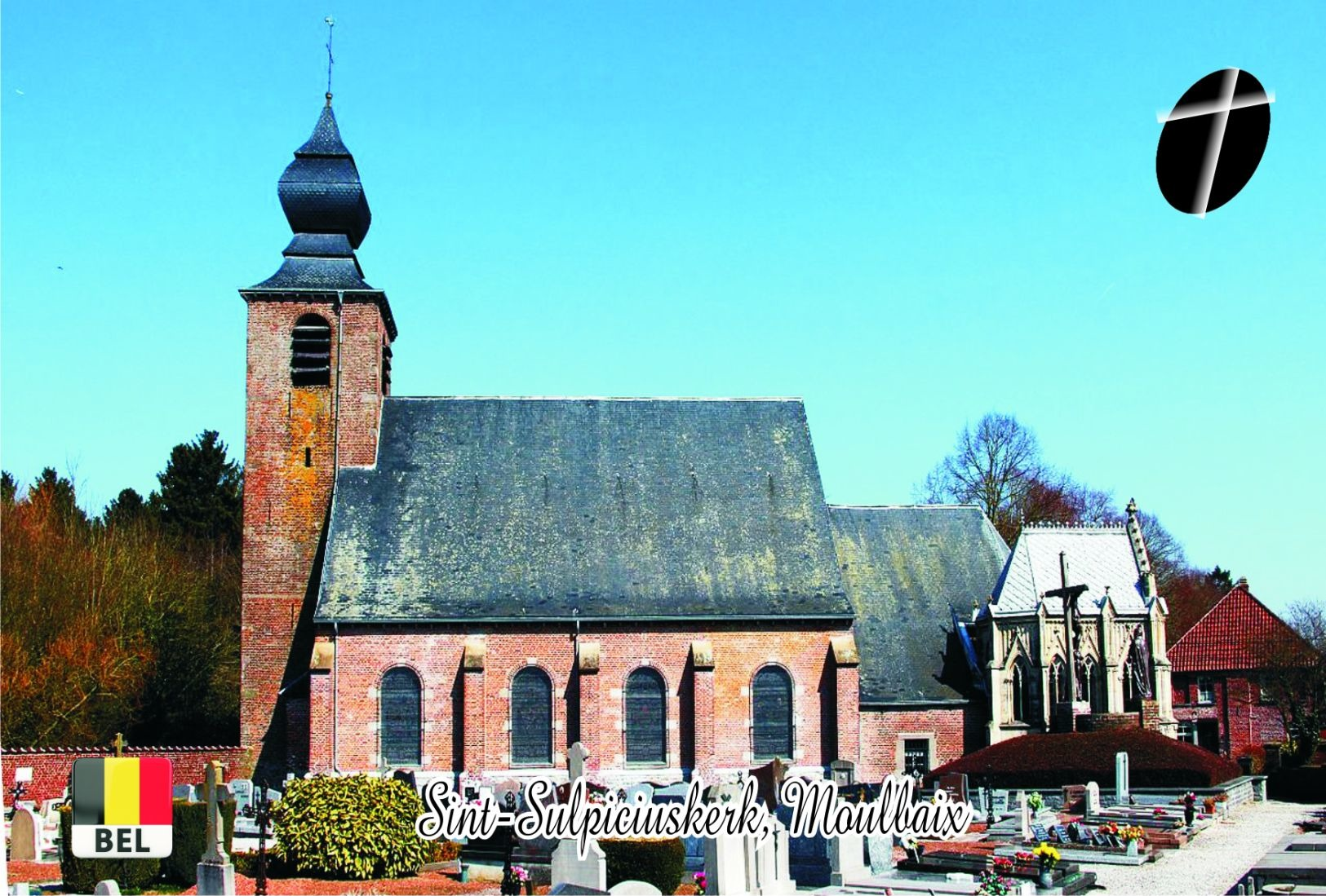 Carte Postale, Eglises, Churches Of Europe, Belgium, Moulbaix, Sint-Sulpiciuskerk - Kirchen U. Kathedralen