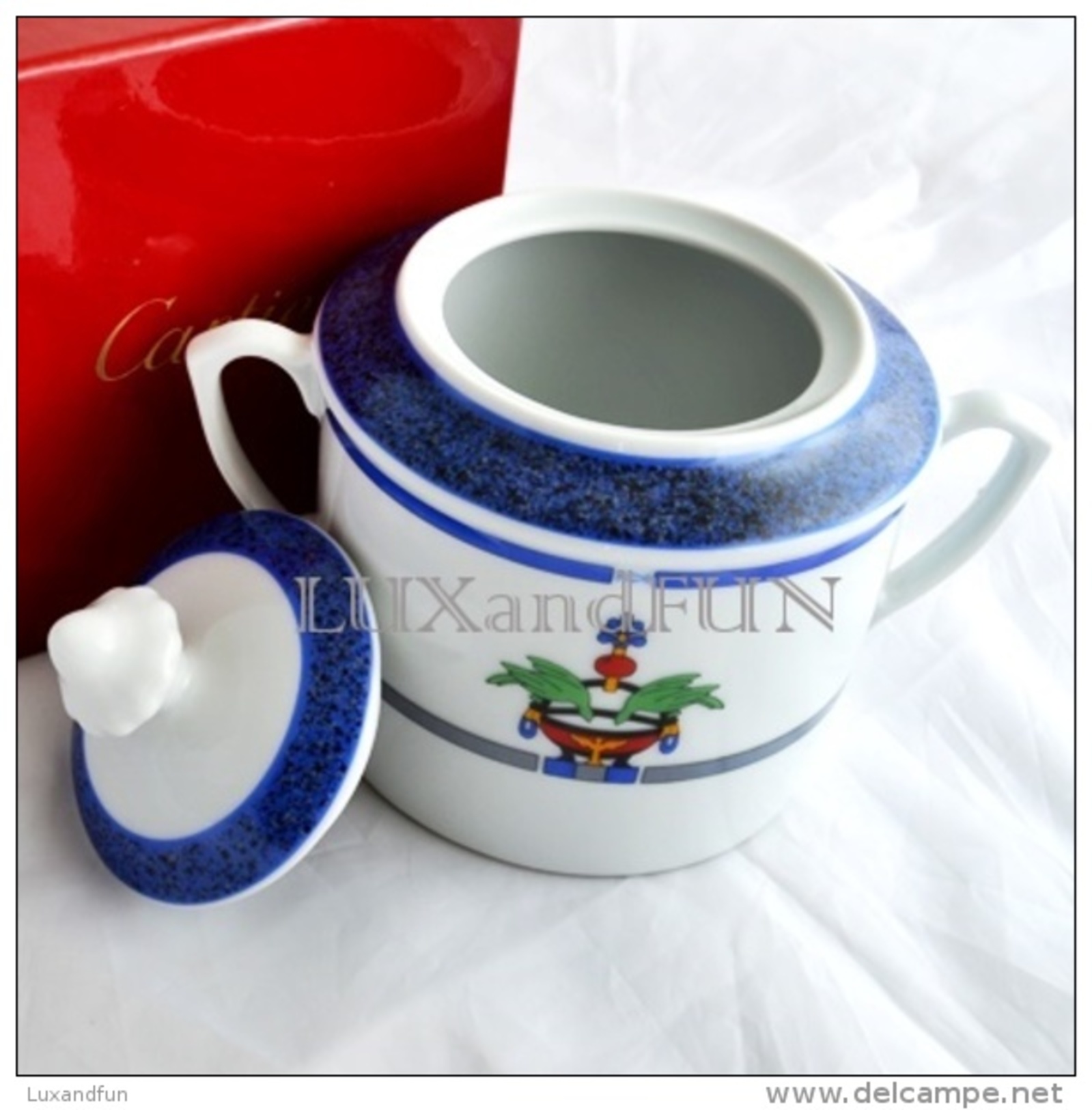 Cartier La Maison Venitienne Coffee Service - Limoges Porcelain- Servizio Caffè - Never used