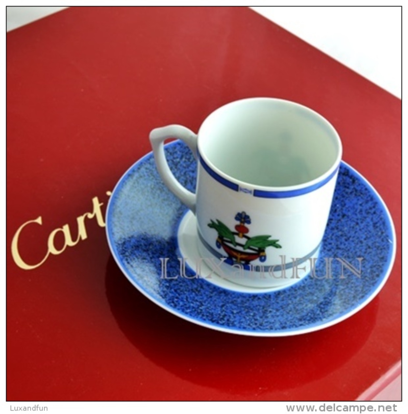 Cartier La Maison Venitienne Coffee Service - Limoges Porcelain- Servizio Caffè - Never used