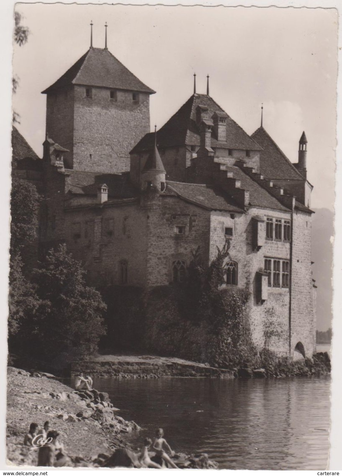 SUISSE,SWITZERLAND,SWISS, HELVETIA,SCHWEIZ,SVIZZERA ,MONTREUX ,VAUD,lac,chateau Chillon,BAIGNEUR - Montreux