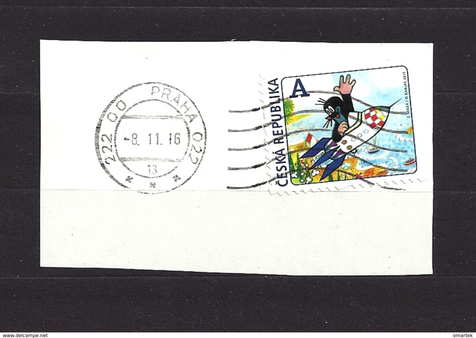 Czech Republic Tschechische Republik 2013 Gest Mi 766 Sc 3571 The Mole And The Rocket.c3 - Oblitérés