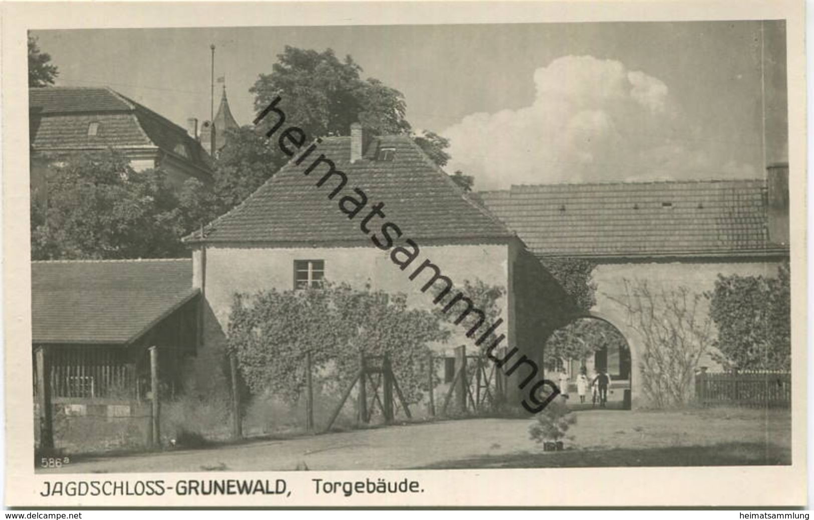 Berlin - Jagdschloss Grunewald - Torgebäude - Foto-AK 30er Jahre - Verlag Ludwig Walter Berlin - Grunewald