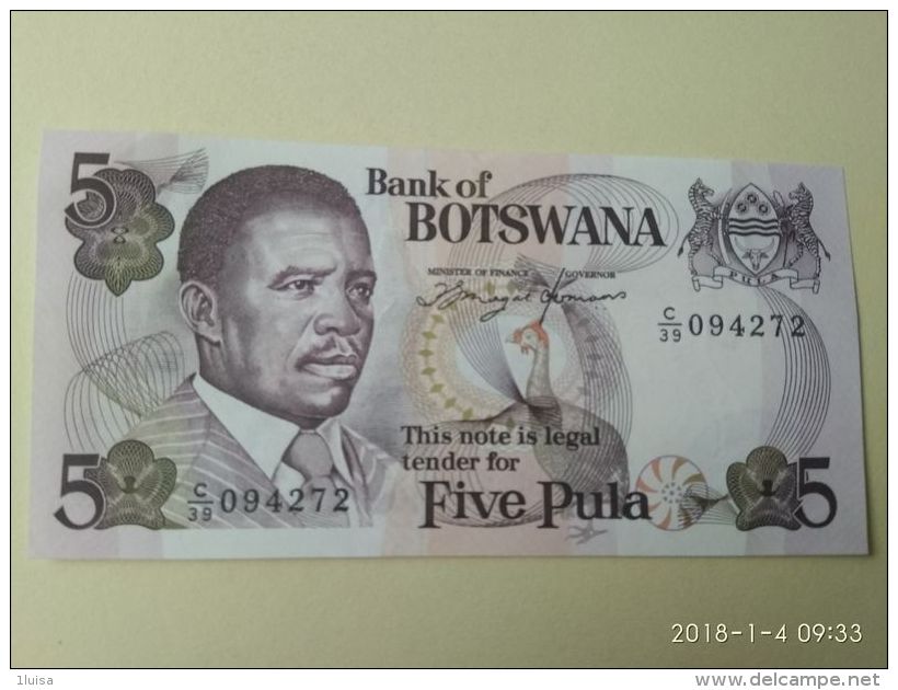 5 Pula 1992 - Botswana