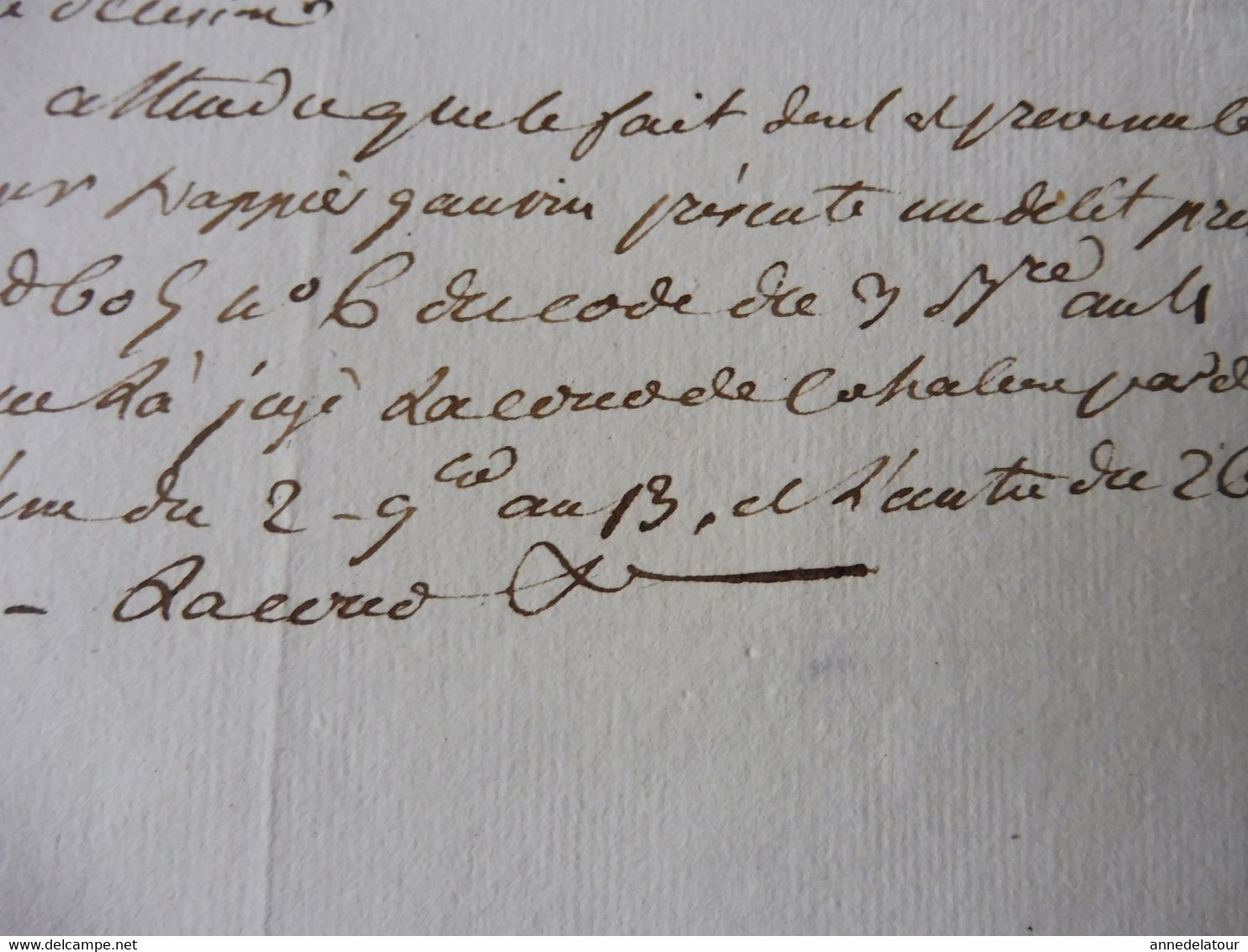 1812 Lettre De Fouché  Av. Général à Mr ? : Sur Le Boulanger Qui à Vendu Du Pain Au Dessus De La Tare ---> Décision, Etc - Manuscrits