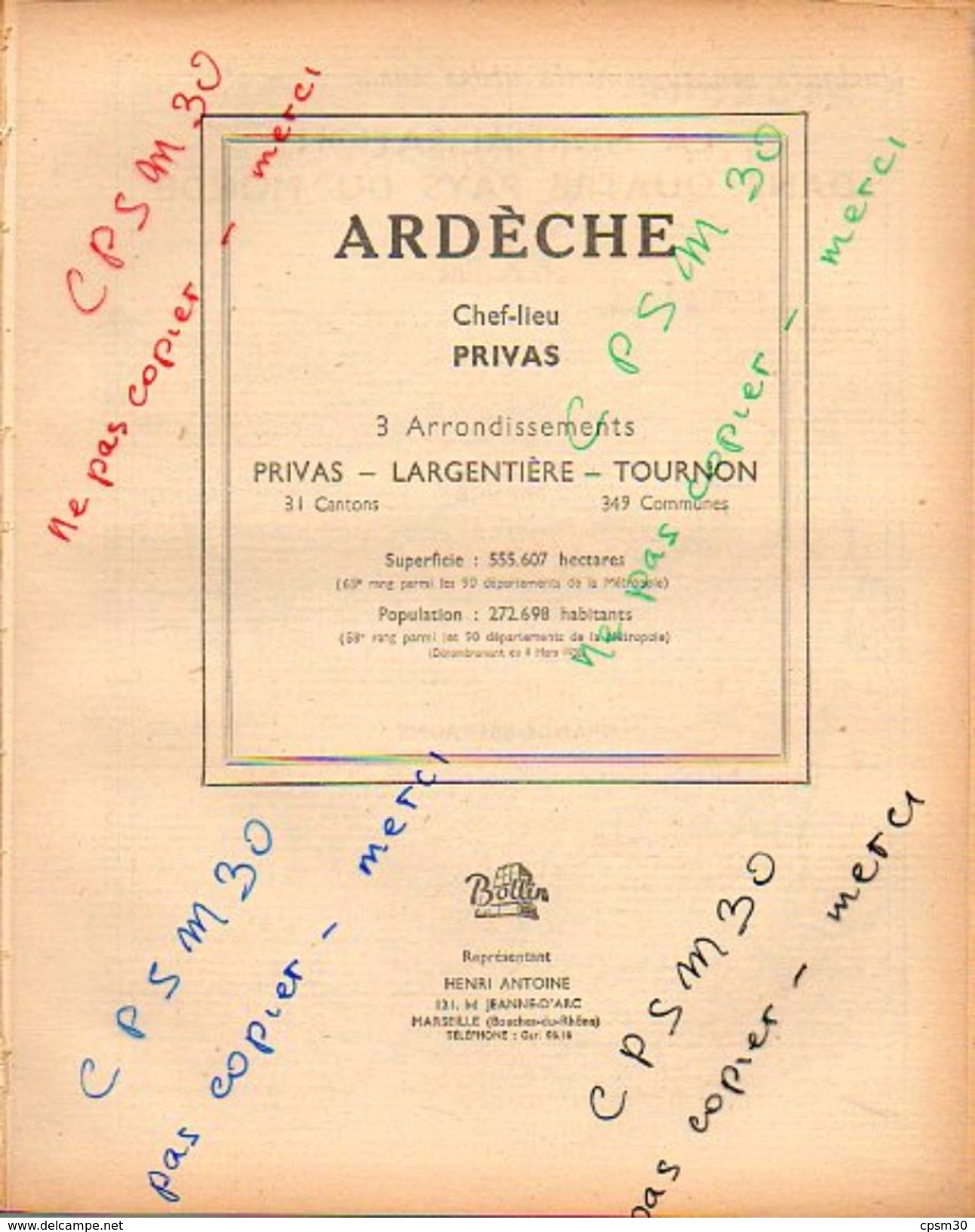 ANNUAIRE - 07 - Département Ardèche - Année 1886 + 1917 + 1923 + 1947 + 1967 édition Didot-Bottin - Cinq Années (6x5=30) - Annuaires Téléphoniques