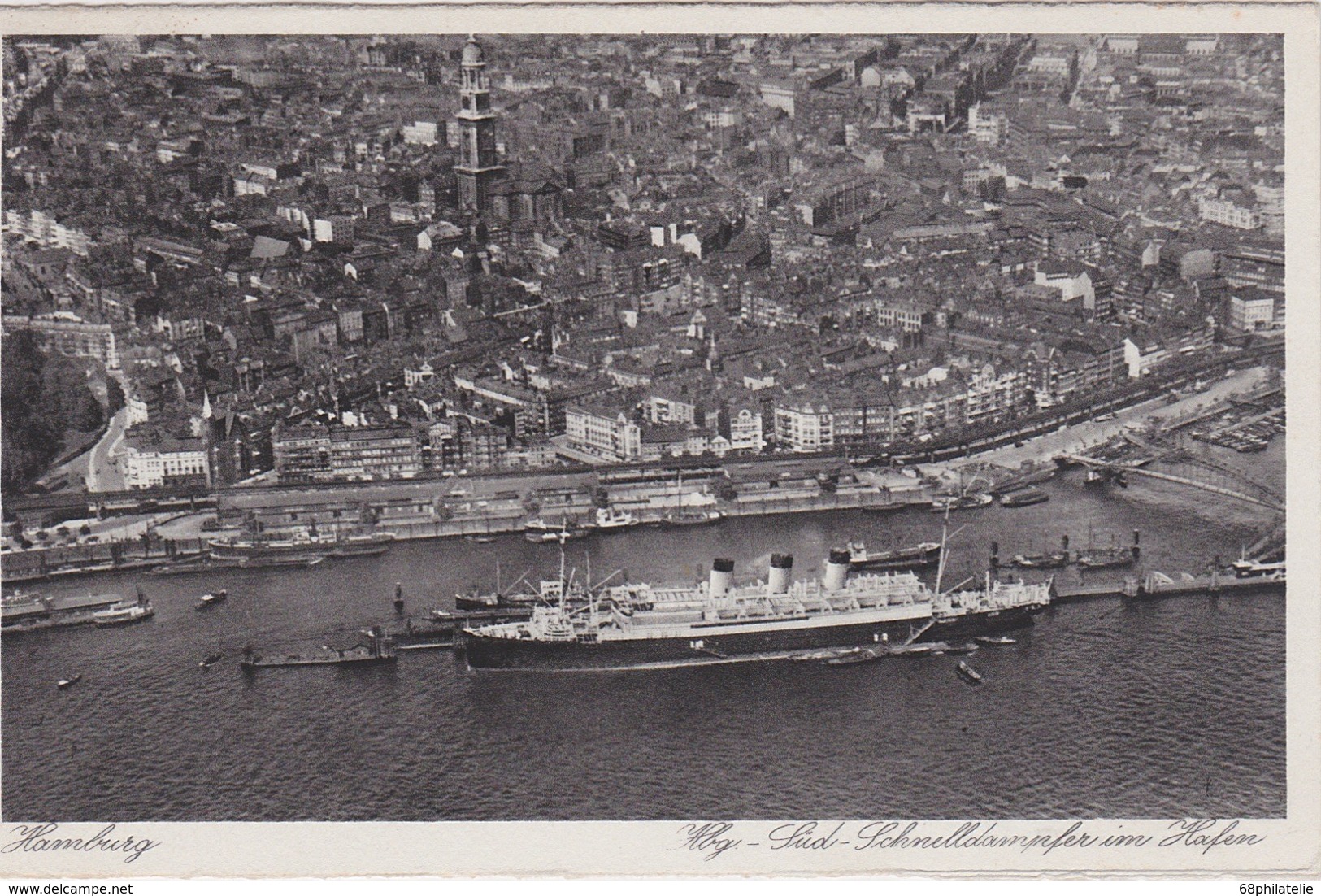 ALLEMAGNE 1936 CARTE POSTALE DE HAMBURG  HAFEN - Nord