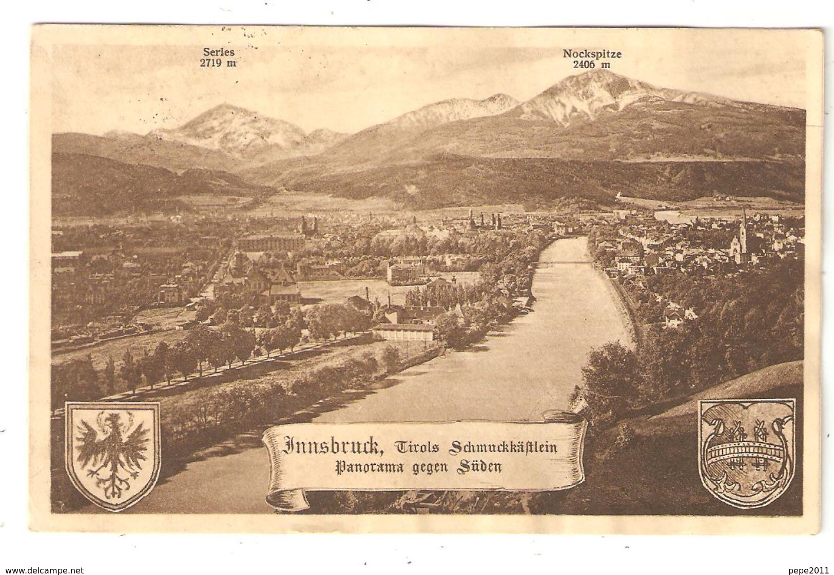 Österreich INNSBRUCK - 1935 - 7x Volkstrachten Auf Postkarte - Briefe U. Dokumente