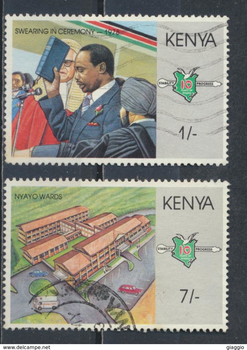 °°° KENYA - Y&T N°452/57 - 1988 °°° - Kenia (1963-...)