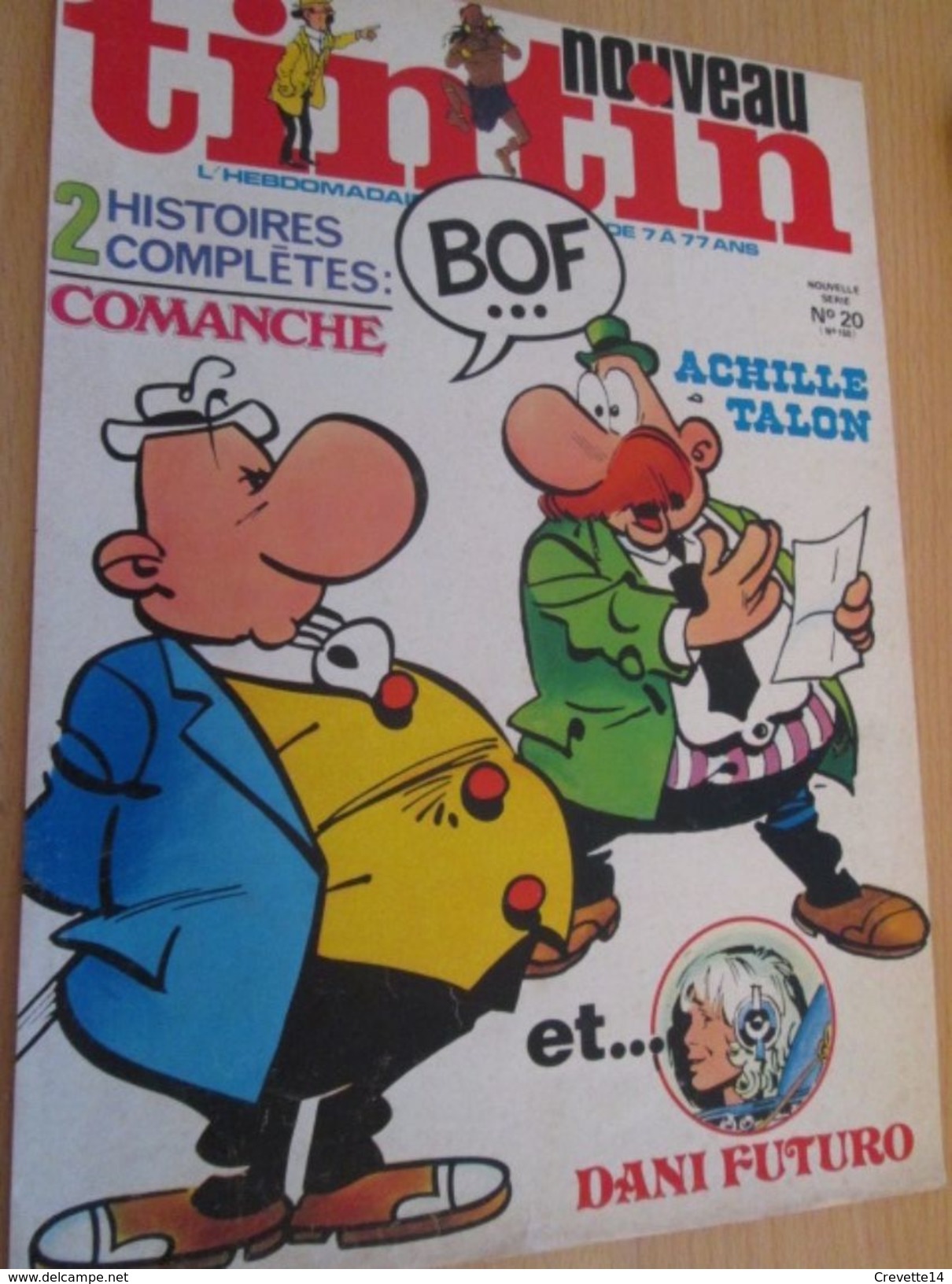 Page De Revue Des Années 80 : SUPERBE COUVERTURE DE LA REVUE  TINTIN : ACHILE TALON - Achille Talon