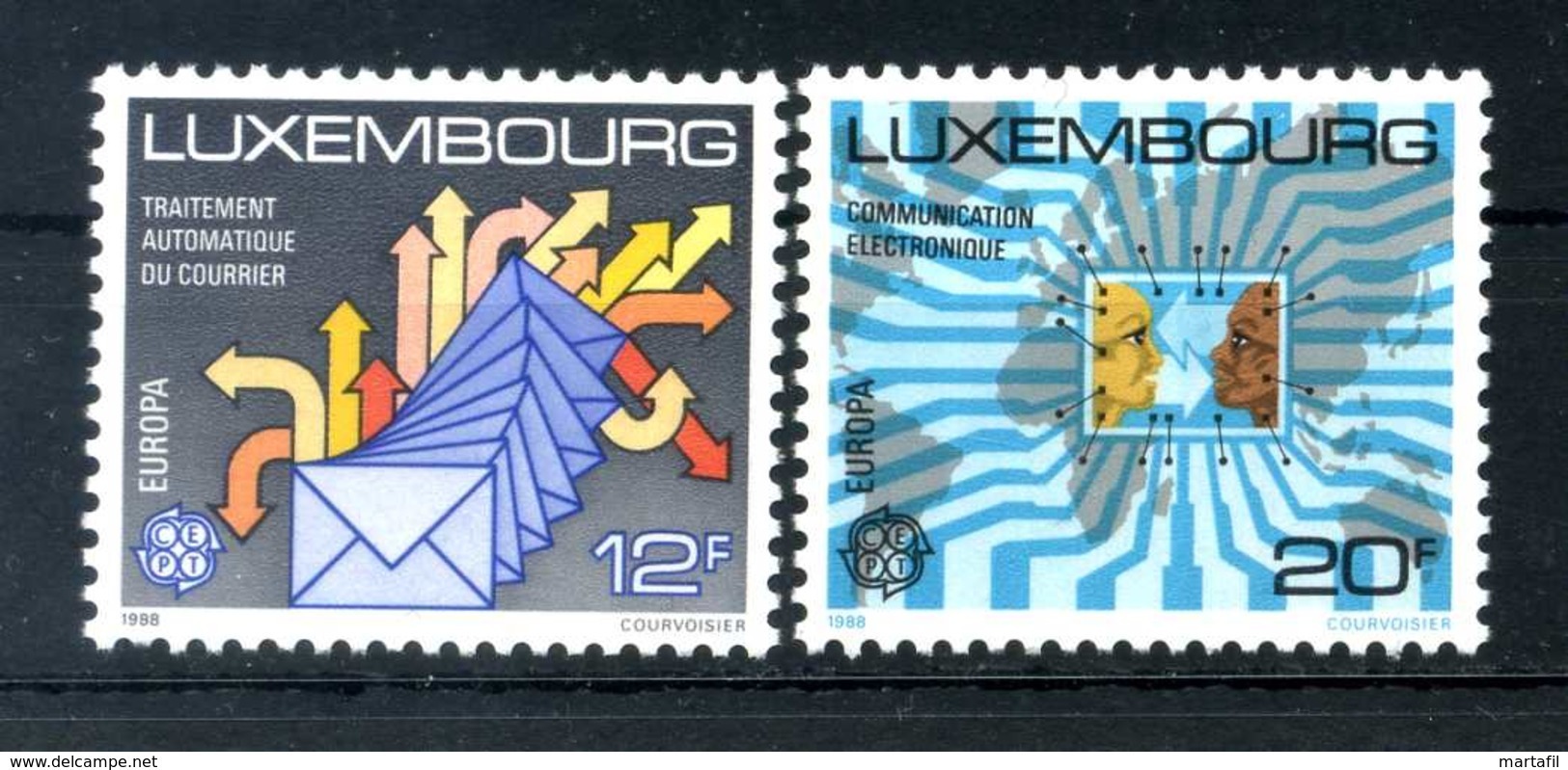 1988 LUSSEMBURGO SERIE COMPLETA MNH** - Nuevos