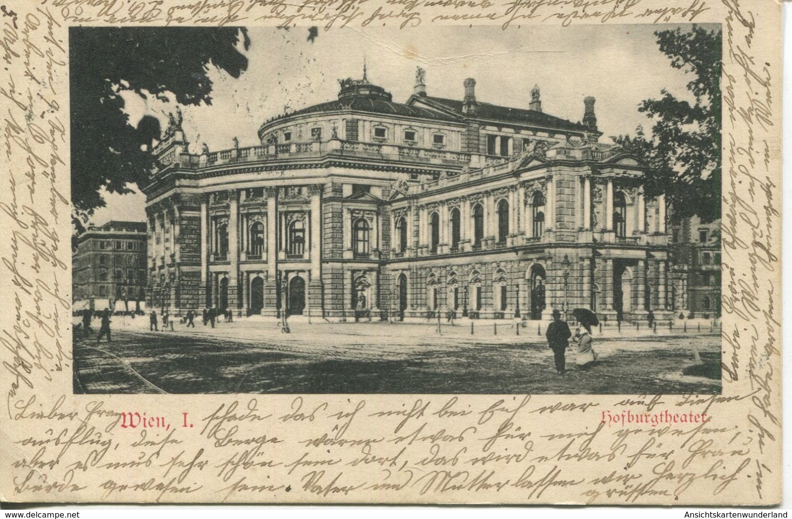 Wien - Hofburgtheater (002920) - Ringstrasse