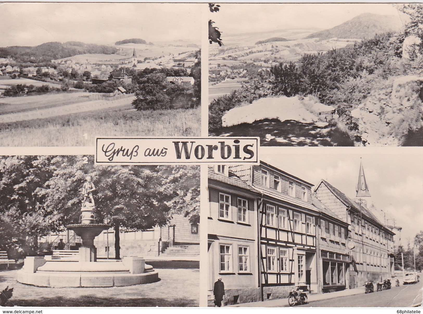 ALLEMAGNE  CARTE POSTALE DE WORBIS - Worbis