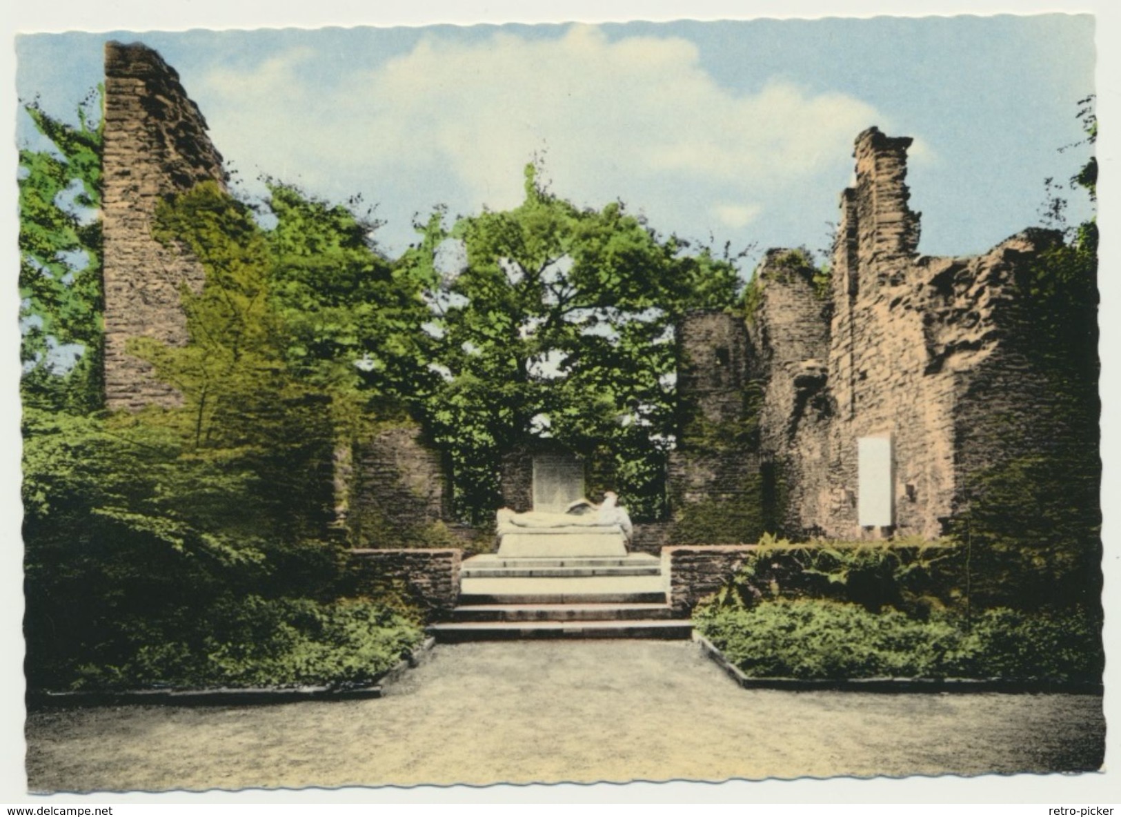 AK  Hohensyburg Bei Dortmund Ehrenmal Und Burgruine - Dortmund