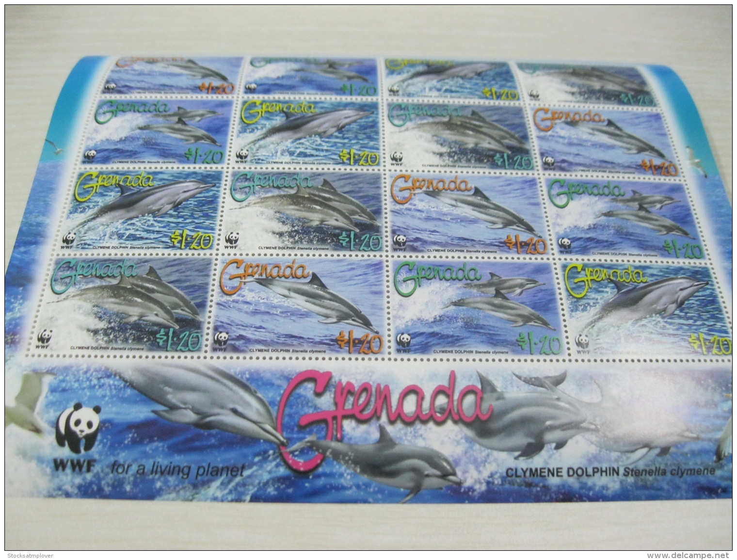 Grenada 2007 WWF Dolphin - Unused Stamps