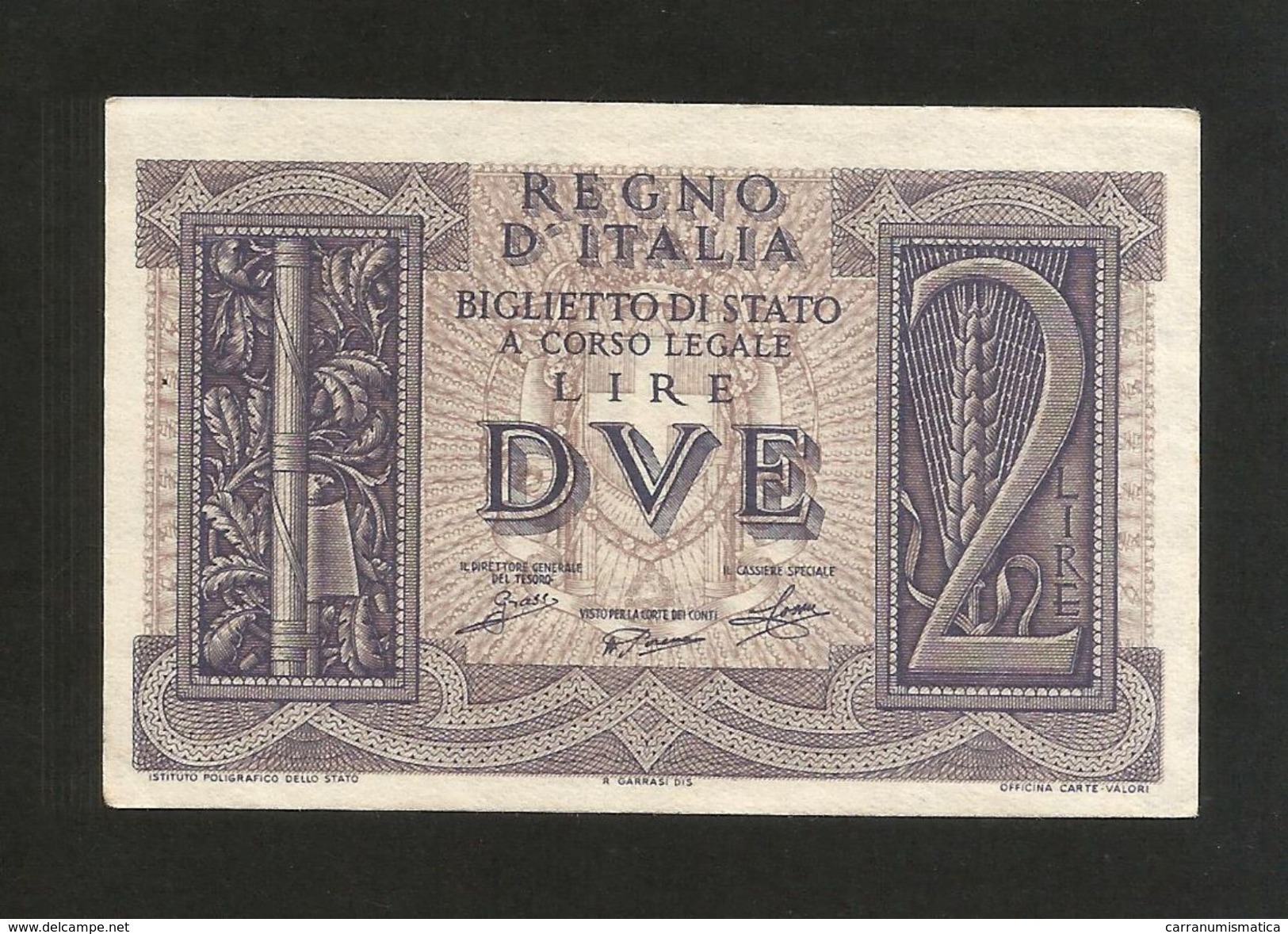 ITALIA - REGNO D' ITALIA - 2 Lire IMPERO (Decr. 14/11/1939) VITTORIO EMANUELE III - Regno D'Italia – 2 Lire