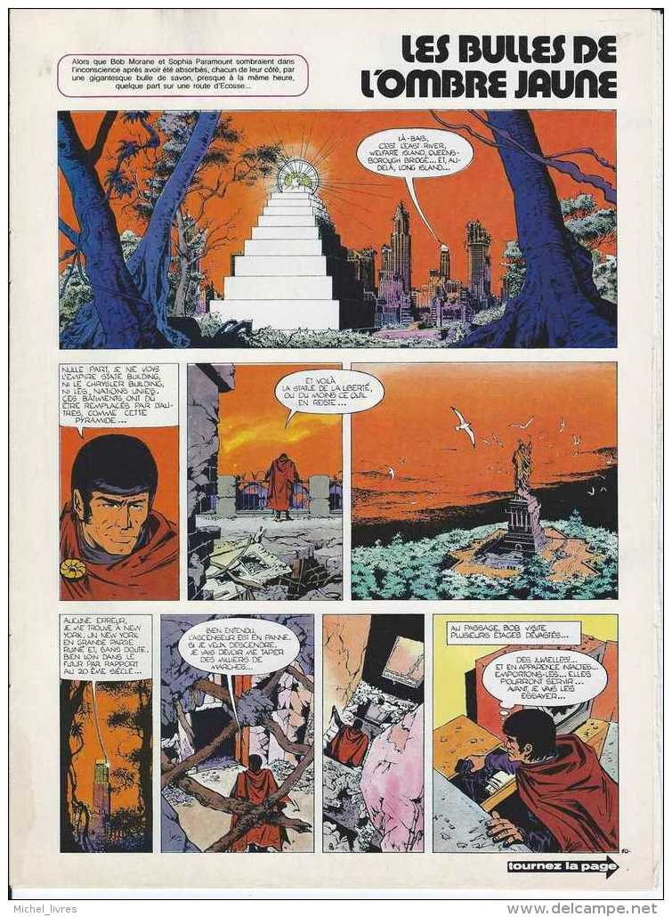 Bob Morane - Henri Vernes - Prépublication In Tintin 1977 - 25 Planches - Les 25 Dernières - TBE - Bob Morane