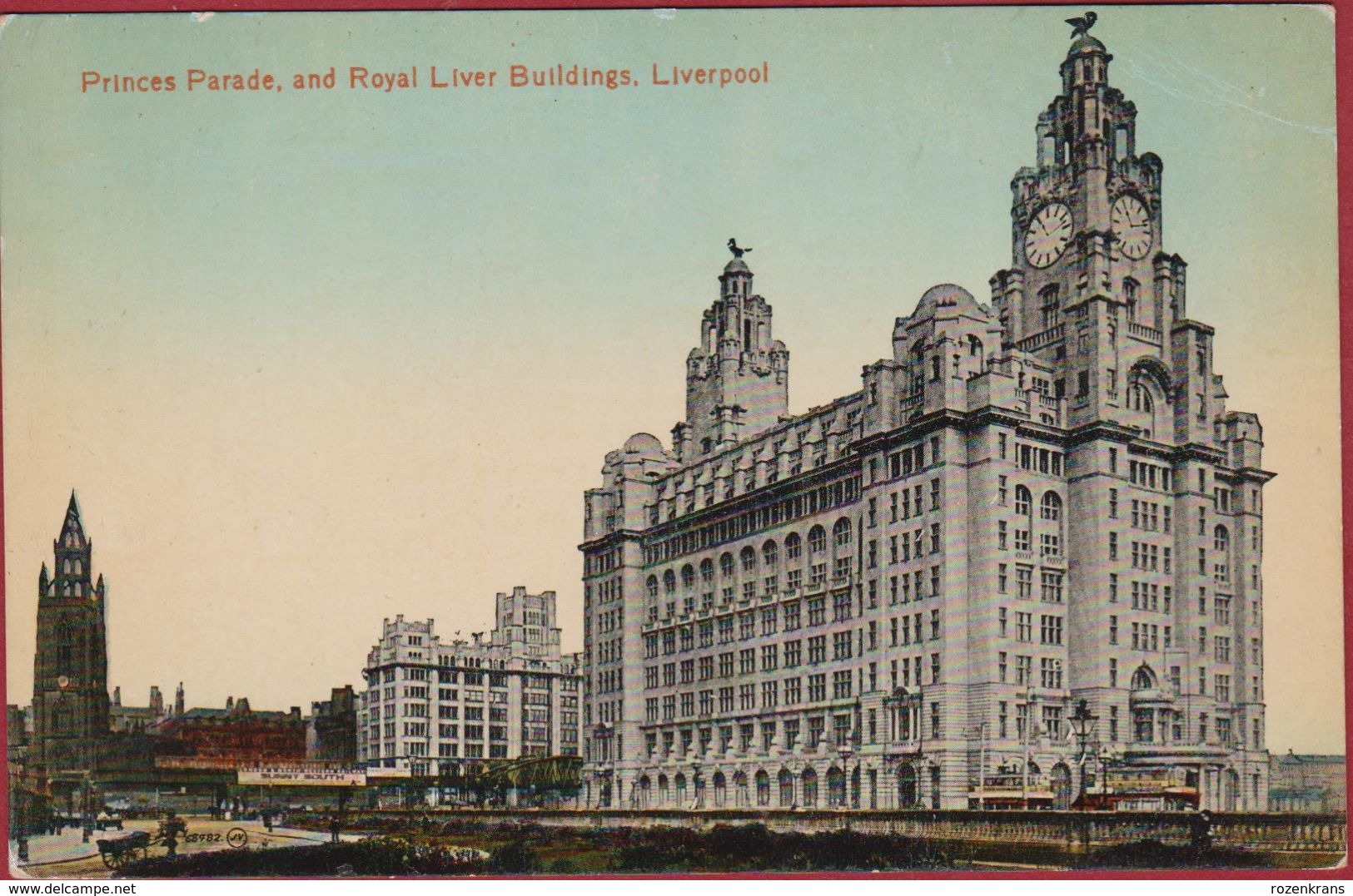 LIVERPOOL Princes Parade And Royal Liver Buildings Lancashire England United Kingdom (In Very Good Condition) - Liverpool