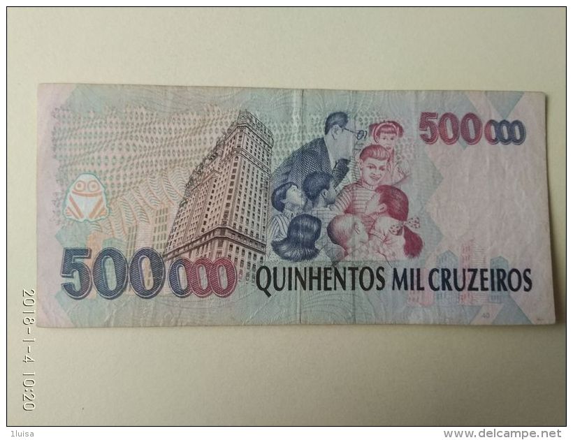 500.000 Cruzeiros 1993 - Brésil