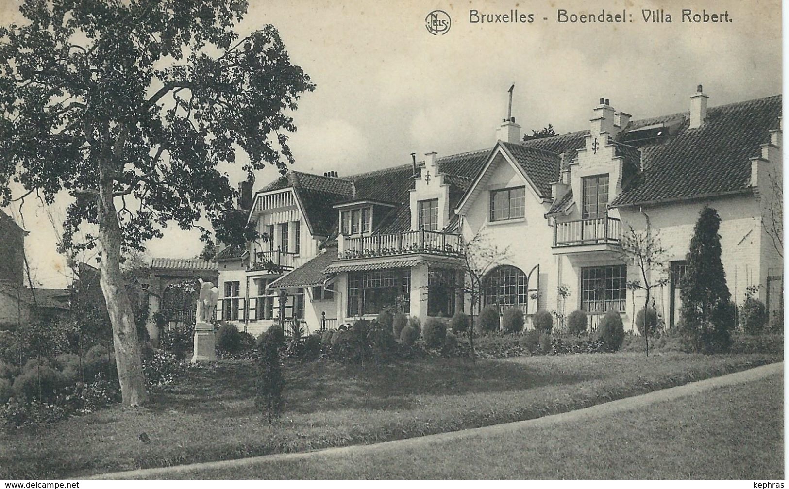 BRUXELLES - BOENDAEL : Villa Robert - RARE CPA - Cachet De La Poste 1912 - Ixelles - Elsene