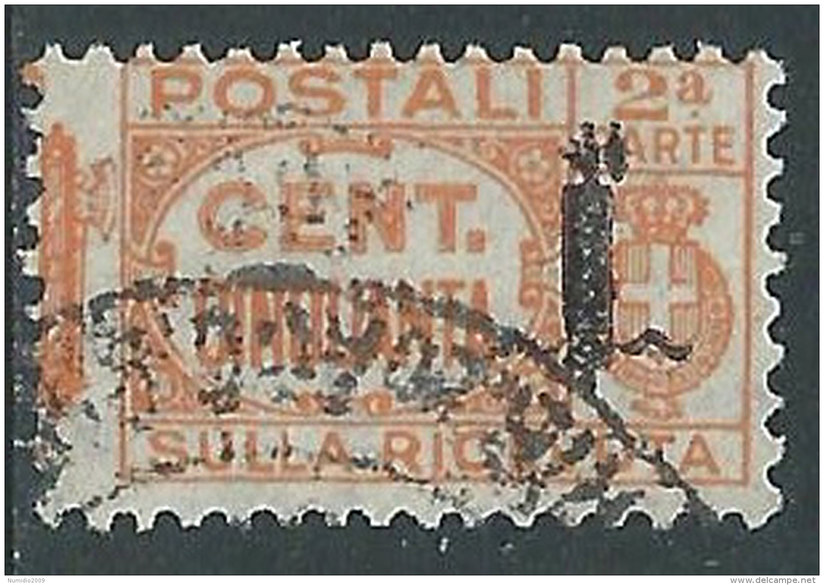 1944 RSI USATO PACCHI POSTALI 50 CENT SEZIONE - I30 - Postal Parcels