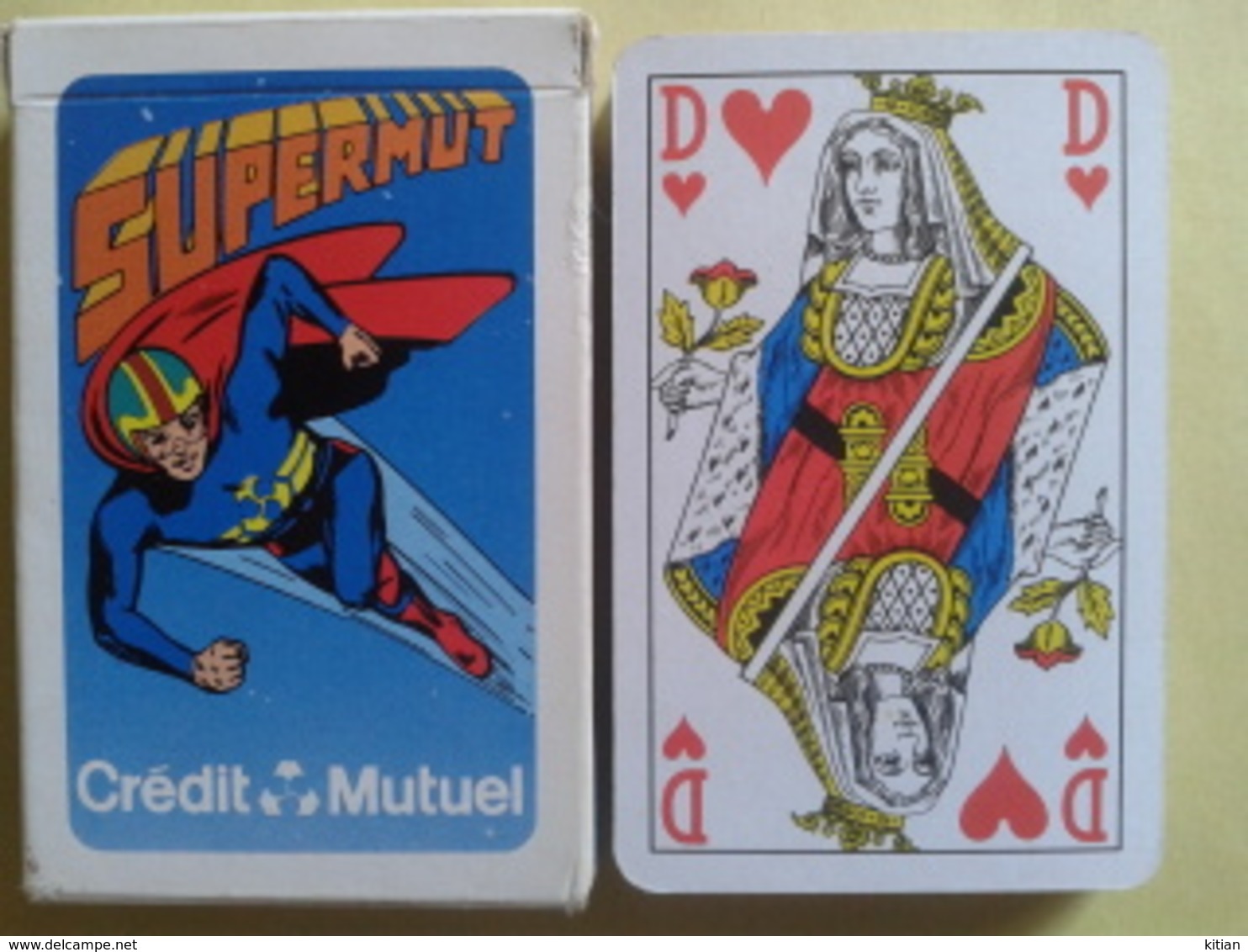 Supermut. Crédit Mutuel. Jeu Usagé De 32 Cartes Dans Sa Boite Cartonnée - 32 Cards